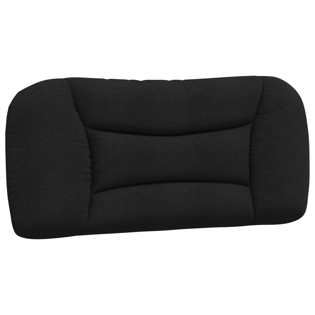 Kopfteil-Kissen "Hvar" Schwarz 90 cm Stoff