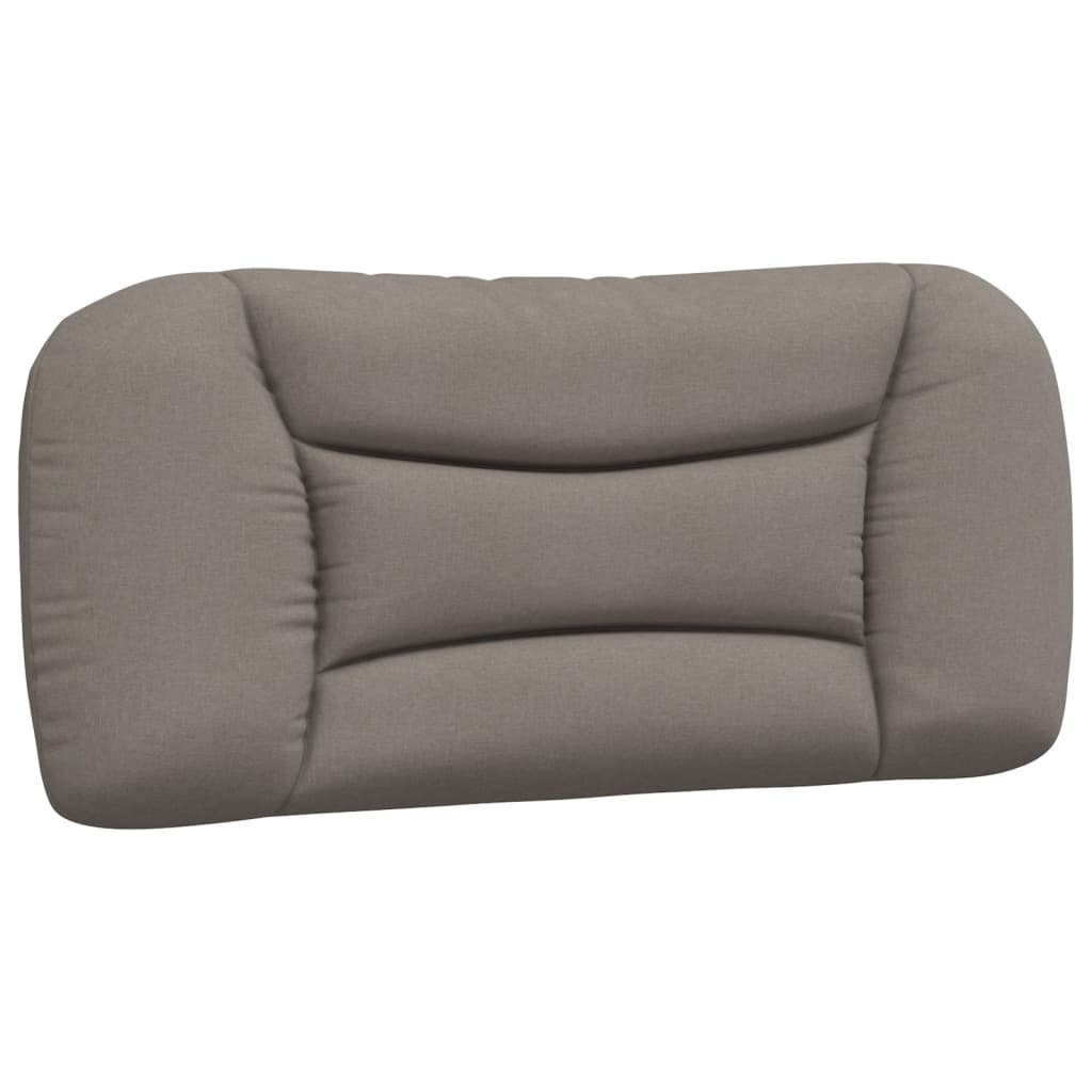 Kopfteil-Kissen "Hvar" Taupe 90 cm Stoff