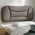 Kopfteil-Kissen "Hvar" Taupe 90 cm Stoff