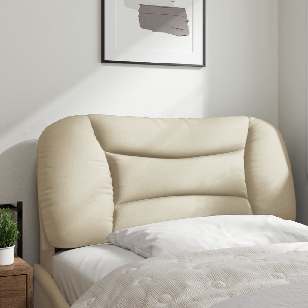 Kopfteil-Kissen "Hvar" Creme 90 cm Stoff
