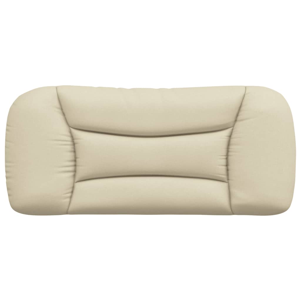 Kopfteil-Kissen "Hvar" Creme 90 cm Stoff