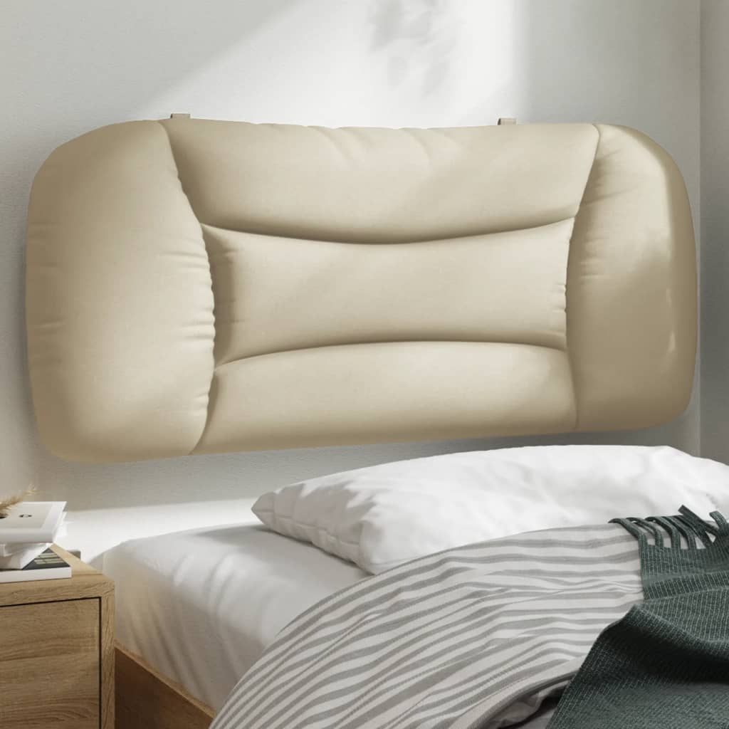 Kopfteil-Kissen "Hvar" Creme 90 cm Stoff