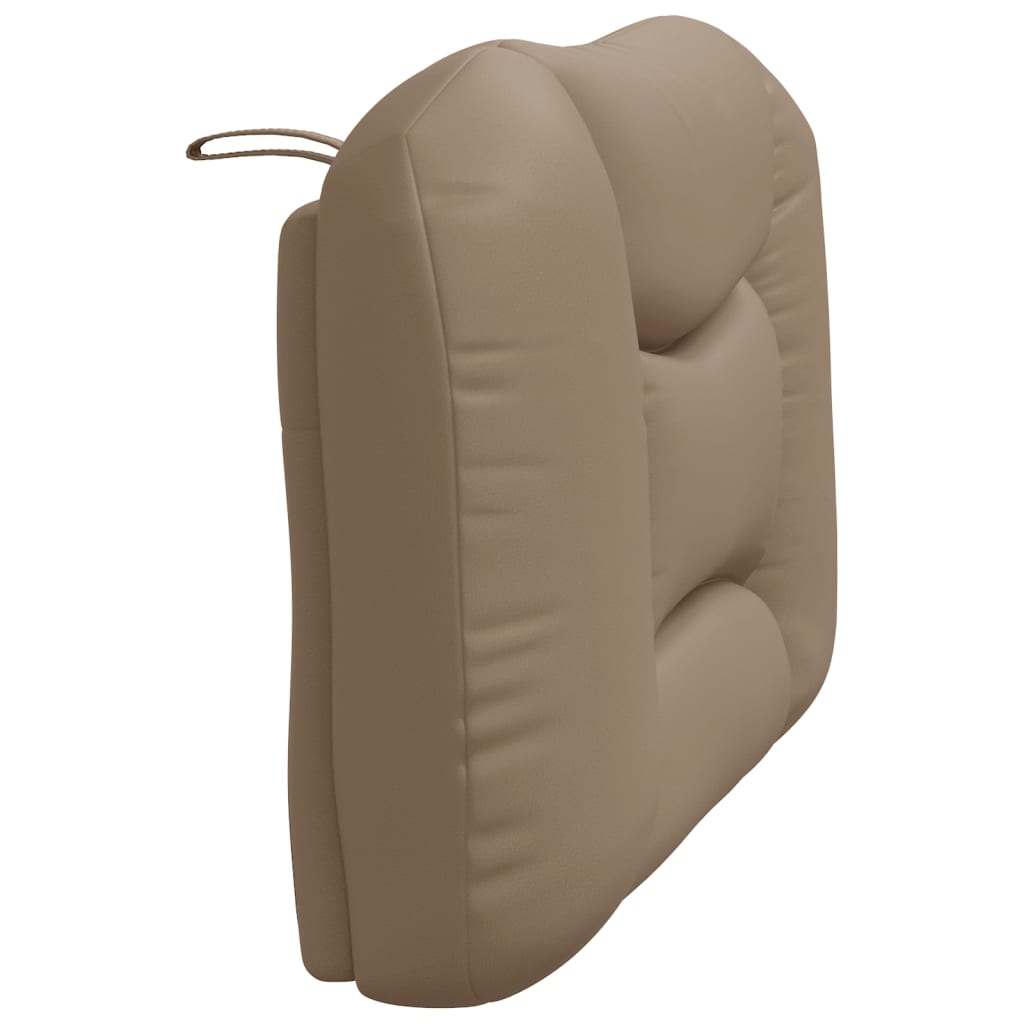 Kopfteil-Kissen "Hvar" Cappuccino-Braun 90 cm Kunstleder
