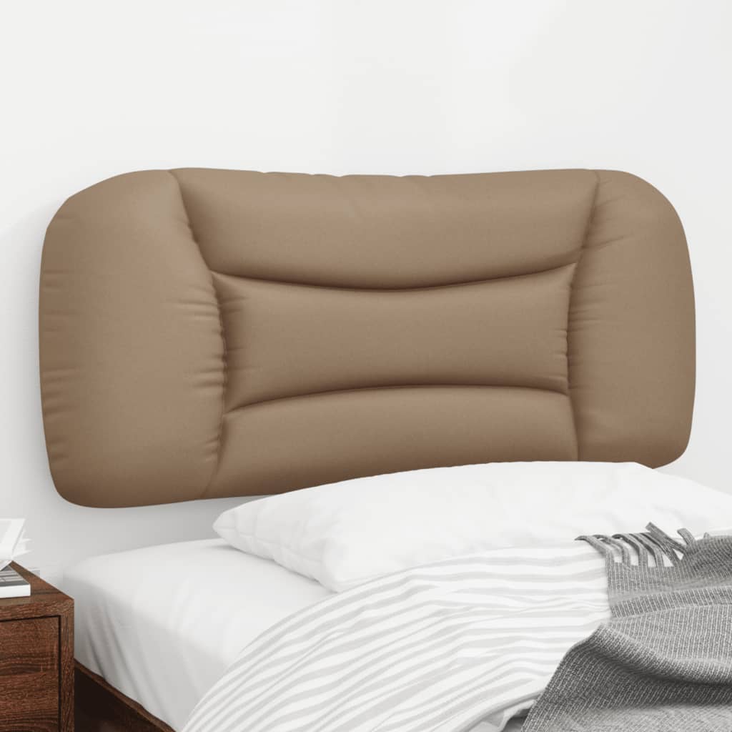 Kopfteil-Kissen "Hvar" Cappuccino-Braun 90 cm Kunstleder