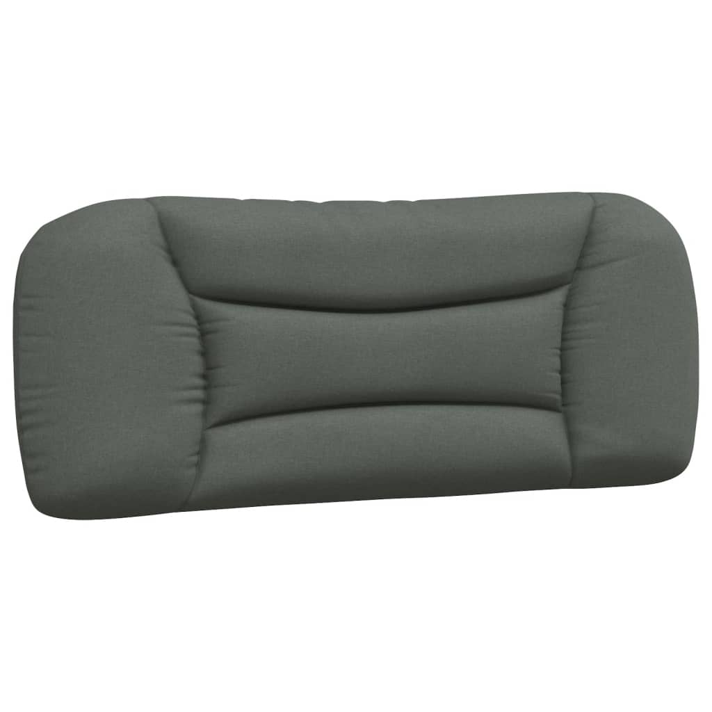 Kopfteil-Kissen "Hvar" Dunkelgrau 100 cm Stoff