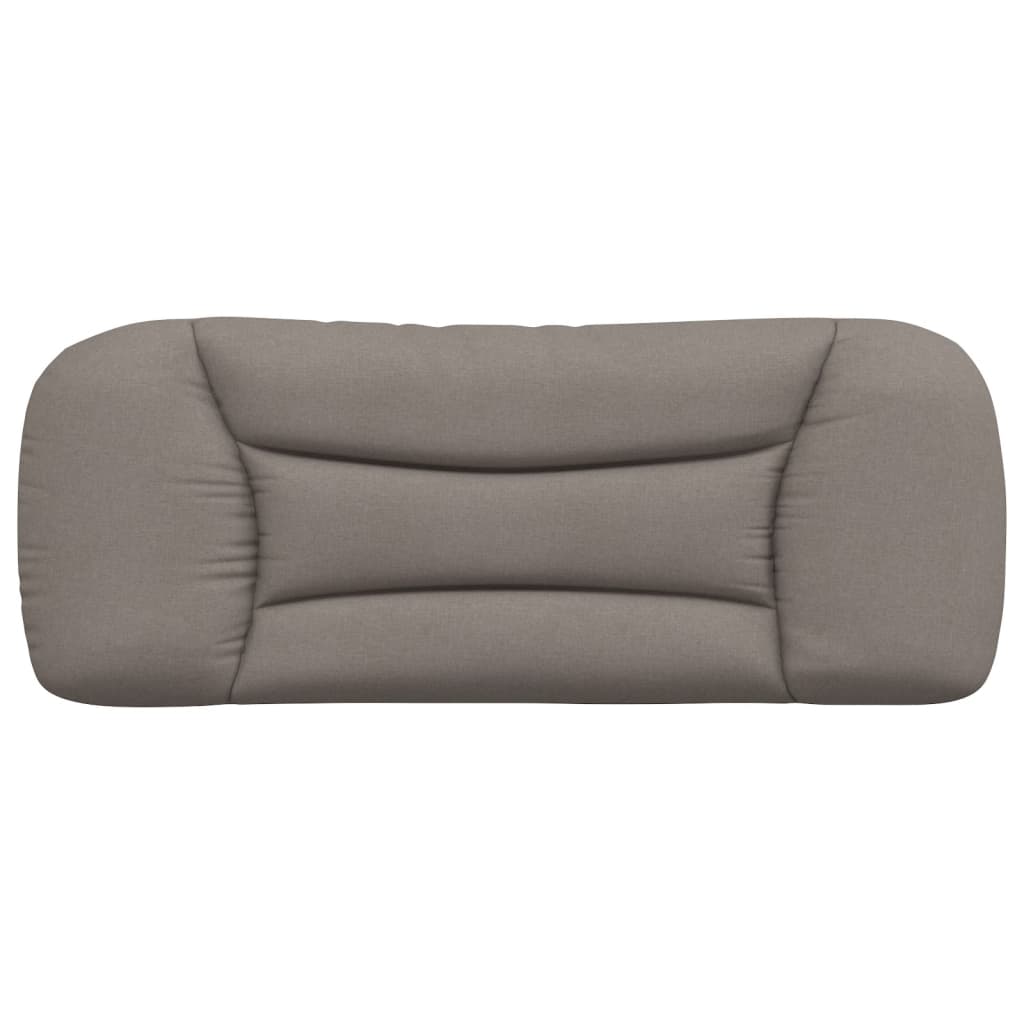 Kopfteil-Kissen "Hvar" Taupe 100 cm Stoff