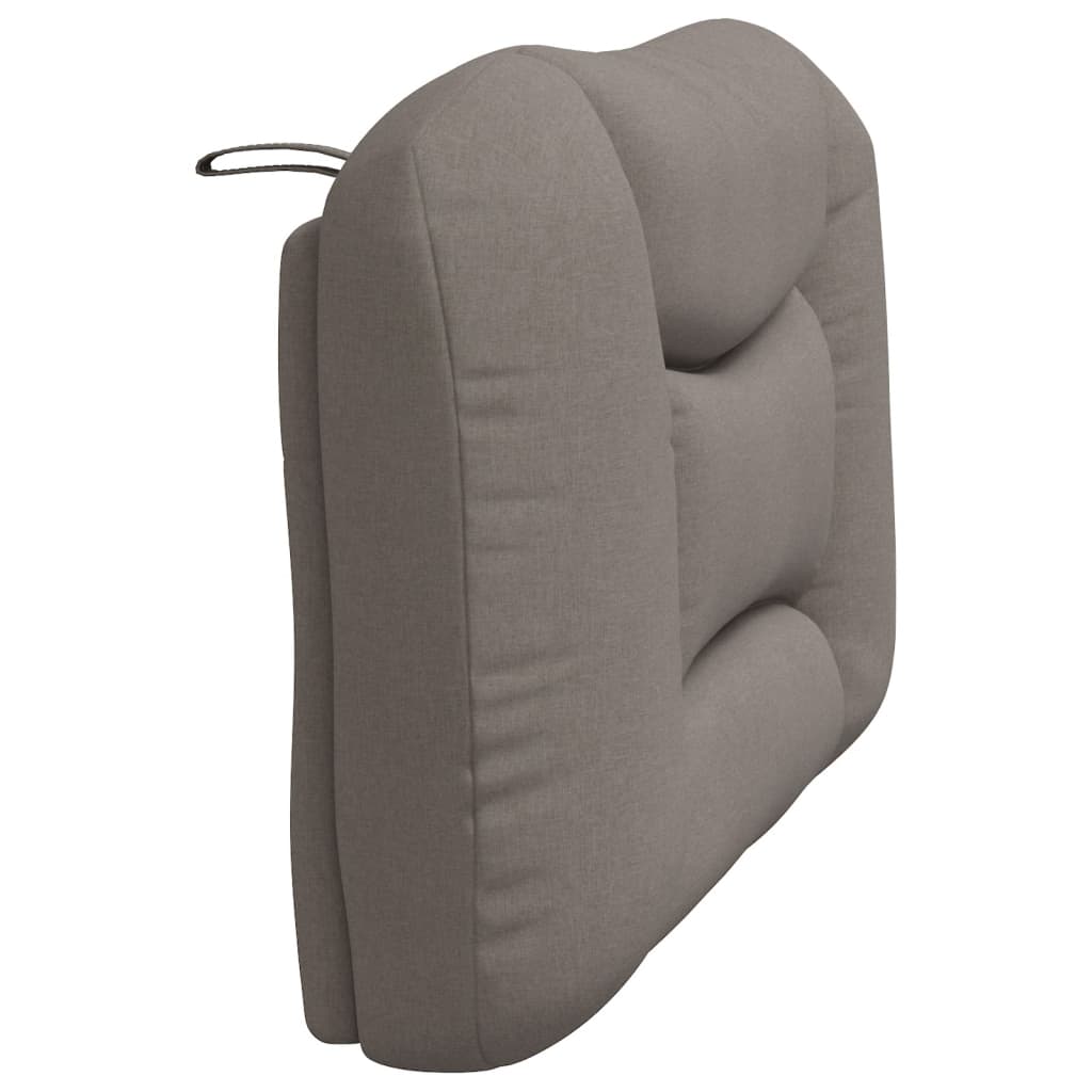 Kopfteil-Kissen "Hvar" Taupe 100 cm Stoff