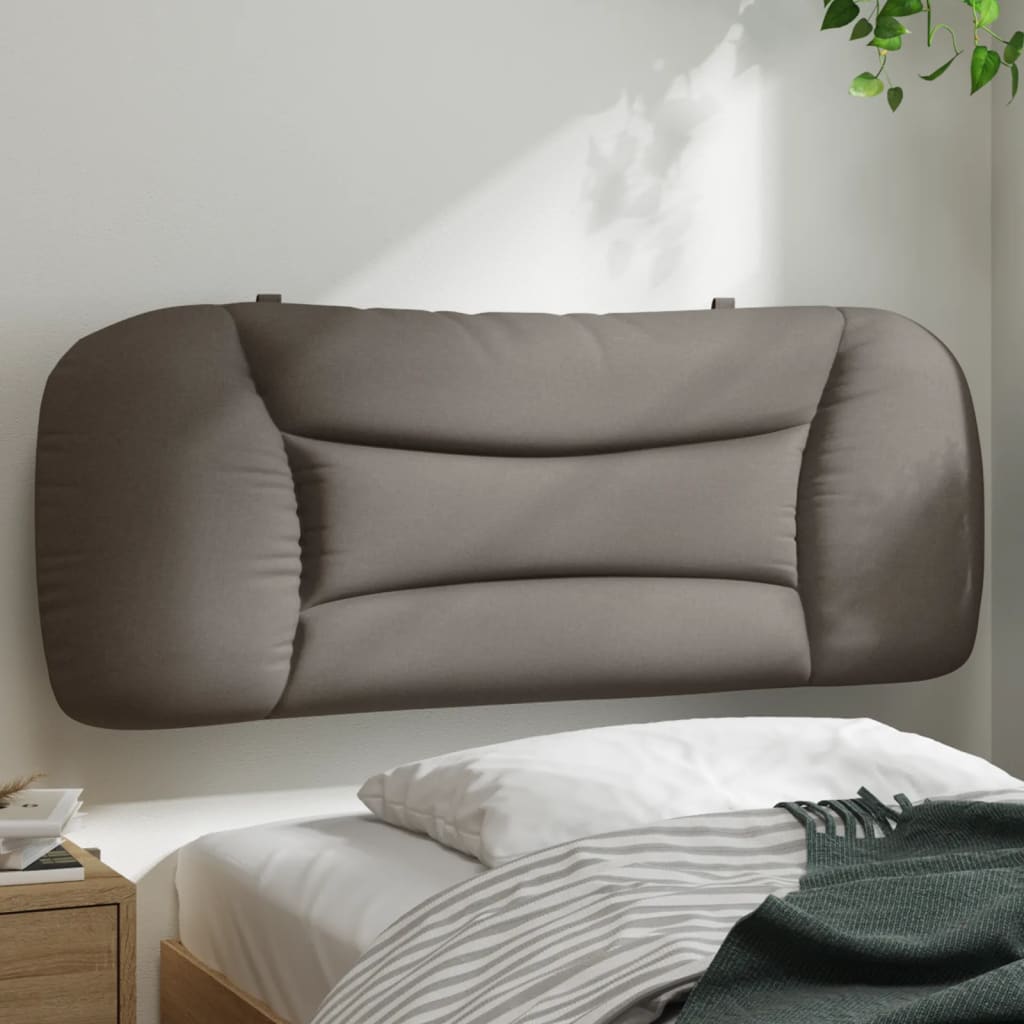 Kopfteil-Kissen "Hvar" Taupe 100 cm Stoff