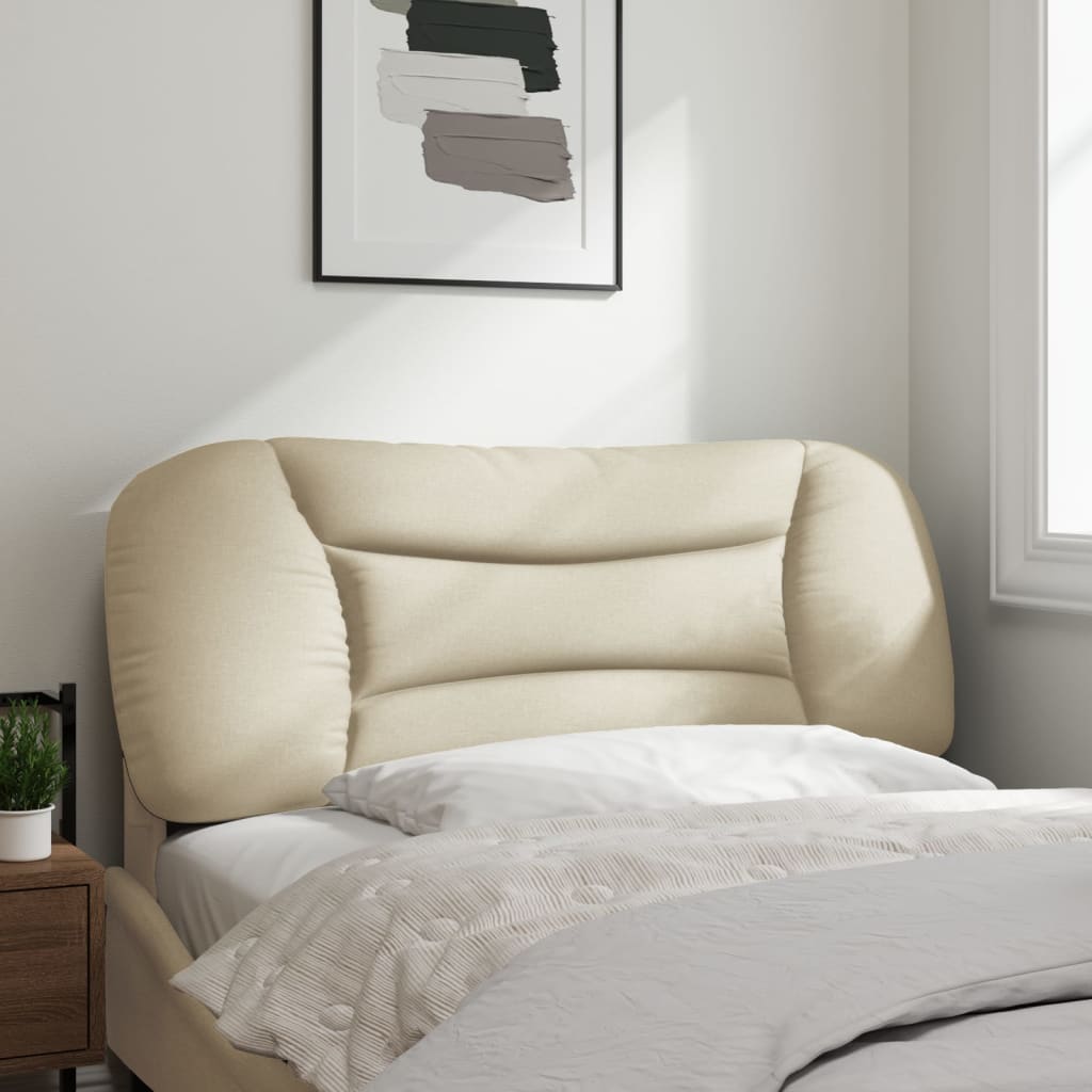 Kopfteil-Kissen "Hvar" Creme 100 cm Stoff