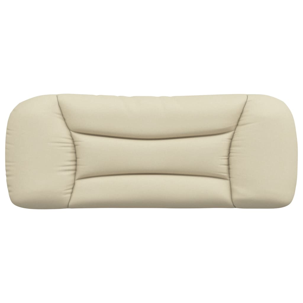 Kopfteil-Kissen "Hvar" Creme 100 cm Stoff