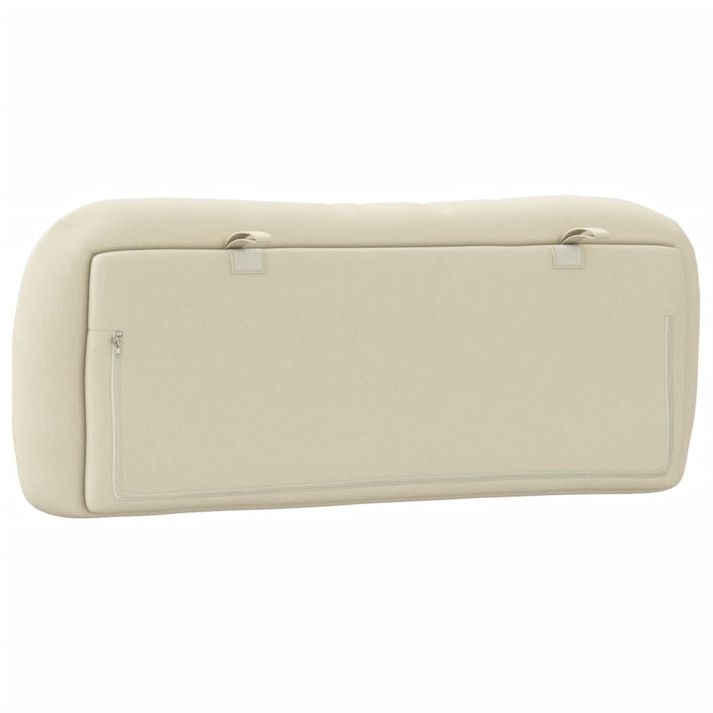 Kopfteil-Kissen "Hvar" Creme 100 cm Stoff