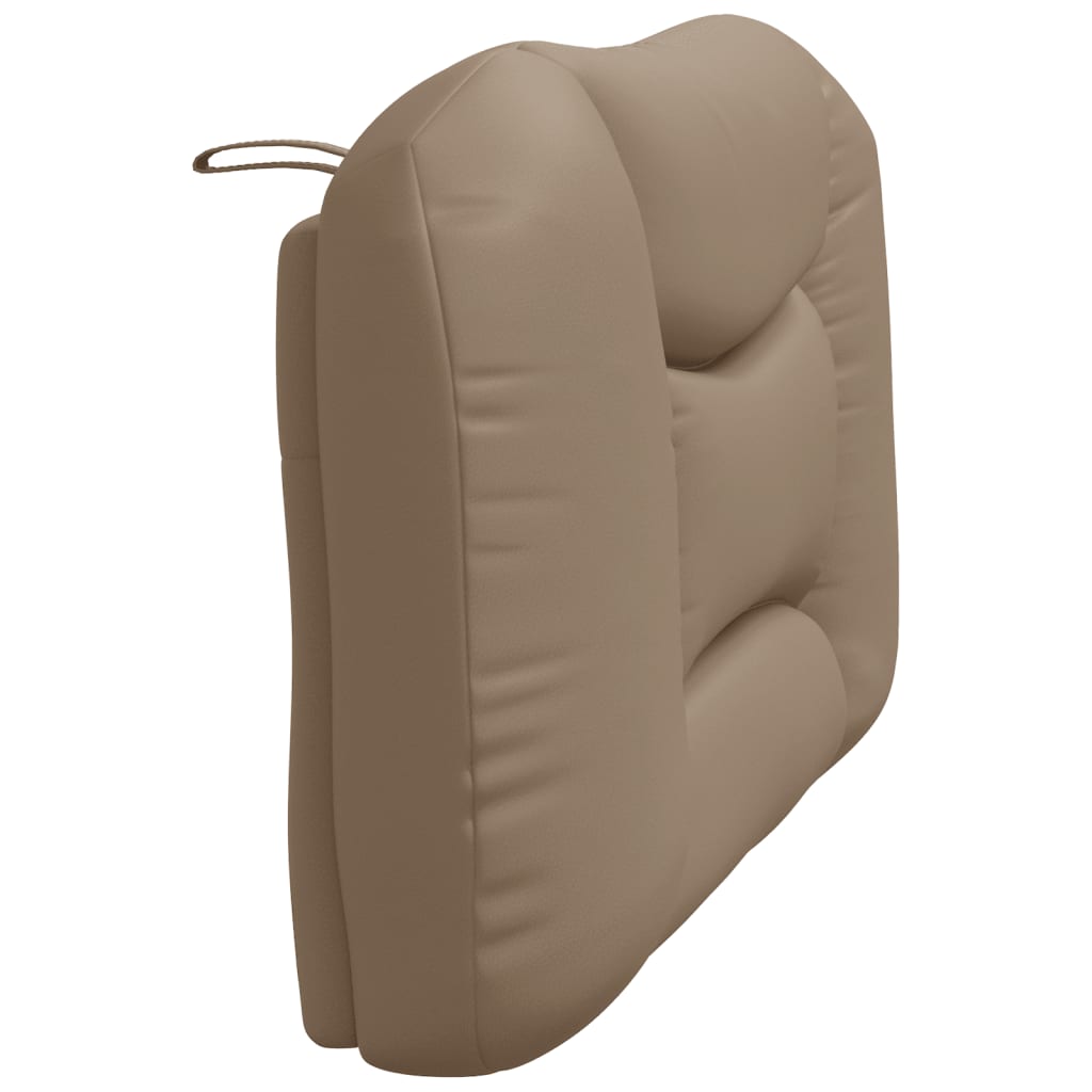Kopfteil-Kissen "Hvar" Cappuccino-Braun 100 cm Kunstleder