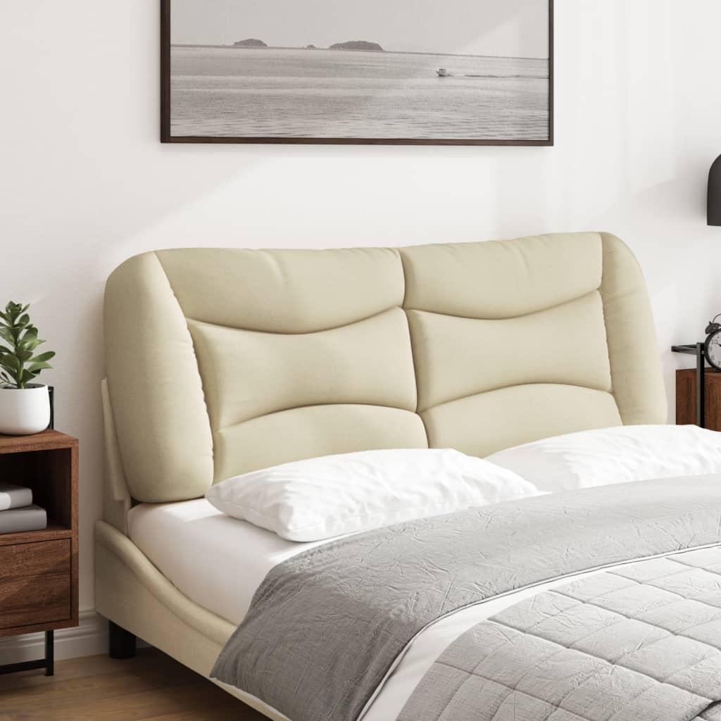 Kopfteil-Kissen "Hvar" Creme 120 cm Stoff
