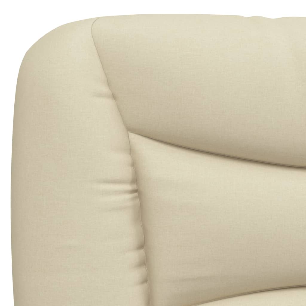 Kopfteil-Kissen "Hvar" Creme 120 cm Stoff