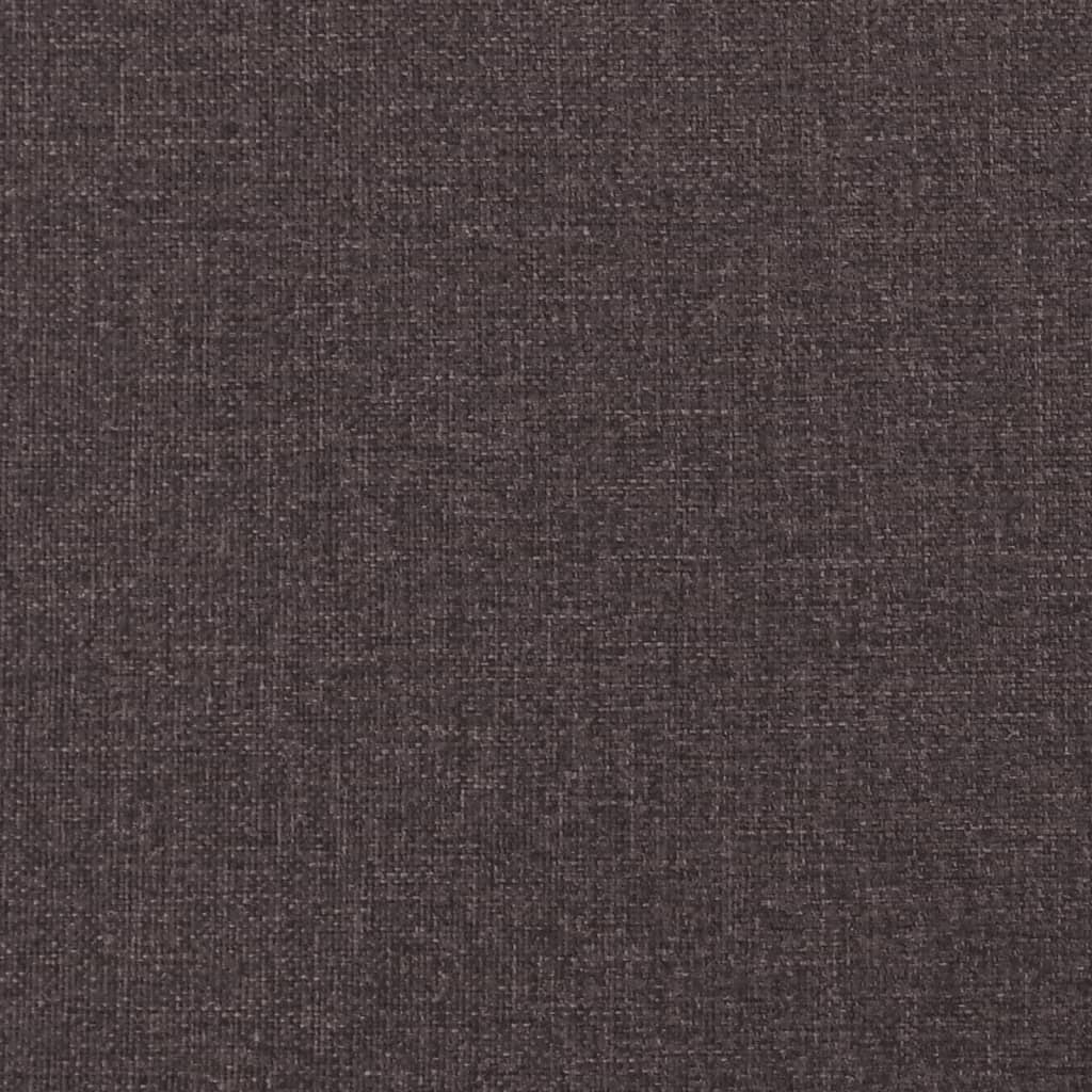 Kopfteil-Kissen "Hvar" Dunkelbraun 140 cm Stoff