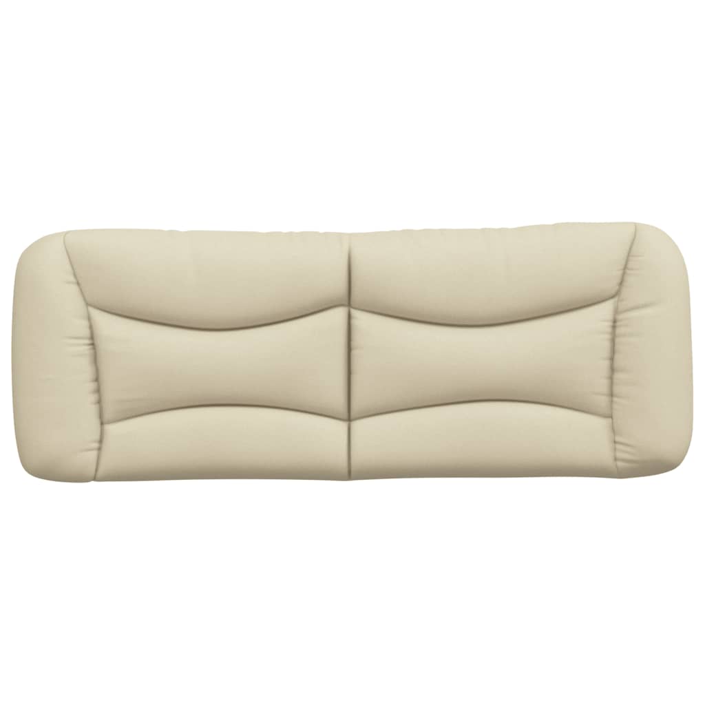 Kopfteil-Kissen "Hvar" Creme 140 cm Stoff