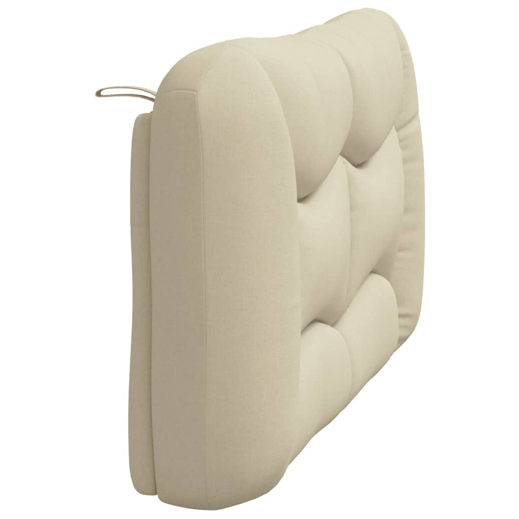Kopfteil-Kissen "Hvar" Creme 140 cm Stoff