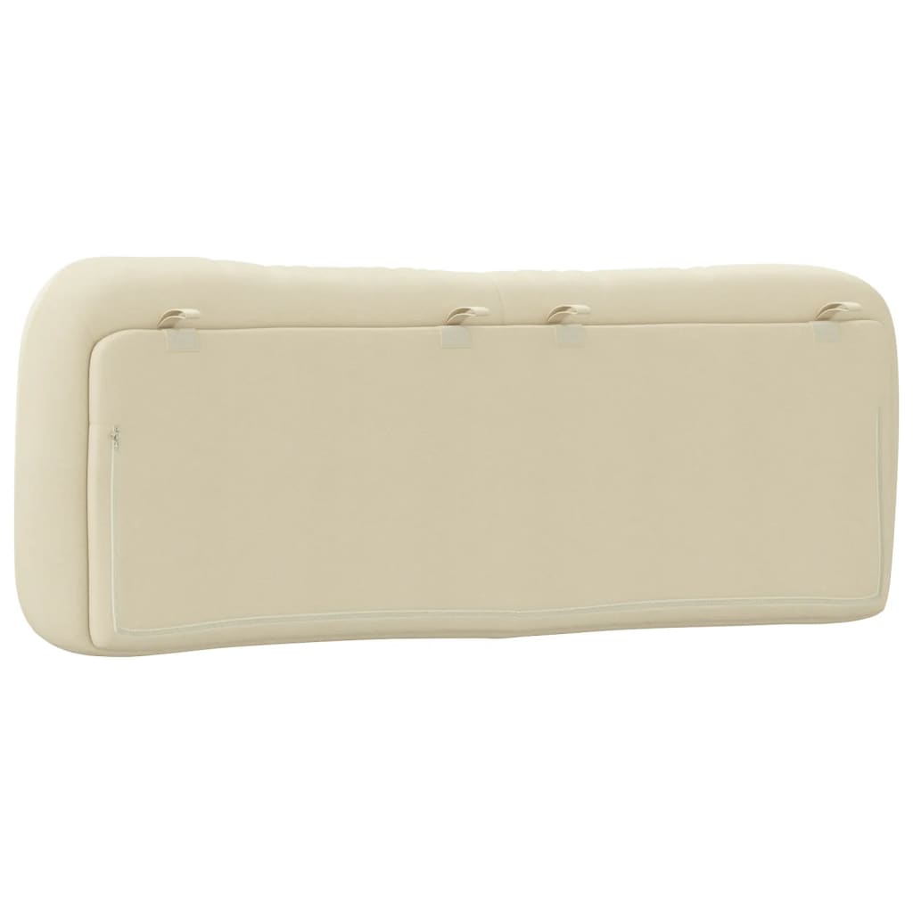 Kopfteil-Kissen "Hvar" Creme 140 cm Stoff