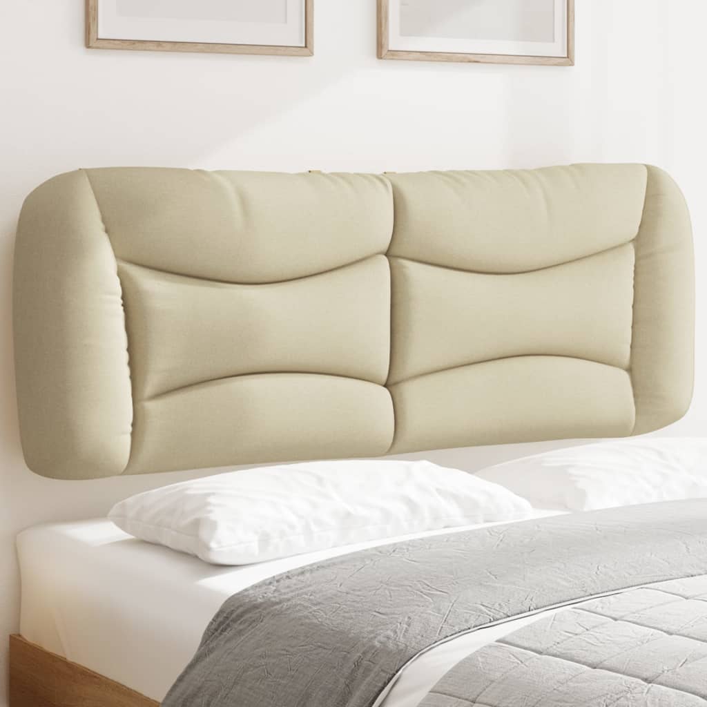 Kopfteil-Kissen "Hvar" Creme 140 cm Stoff