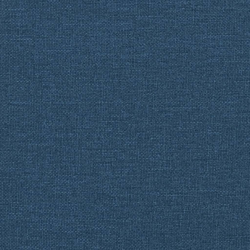 Kopfteil-Kissen "Hvar" Blau 140 cm Stoff