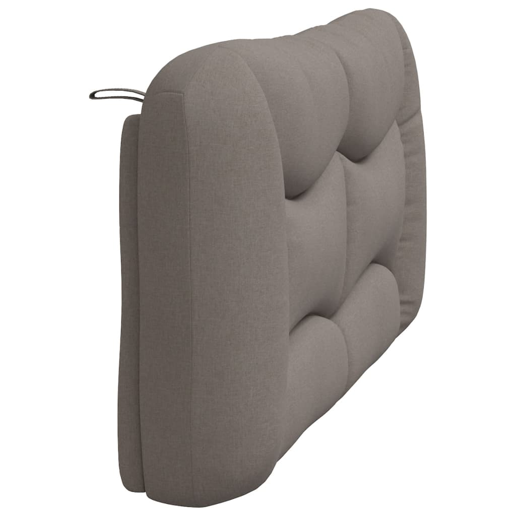 Kopfteil-Kissen "Hvar" Taupe 160 cm Stoff