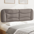 Kopfteil-Kissen "Hvar" Taupe 160 cm Stoff