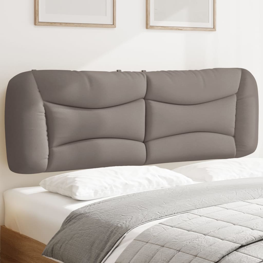 Kopfteil-Kissen "Hvar" Taupe 160 cm Stoff