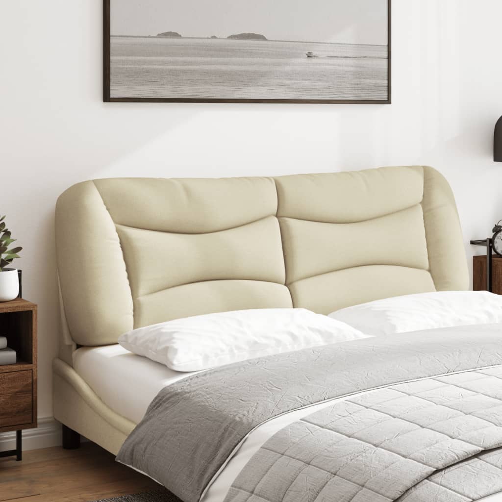 Kopfteil-Kissen "Hvar" Creme 160 cm Stoff