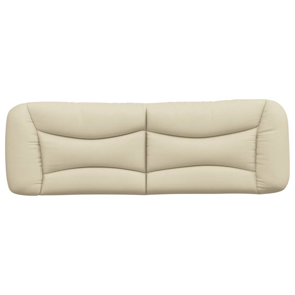 Kopfteil-Kissen "Hvar" Creme 160 cm Stoff