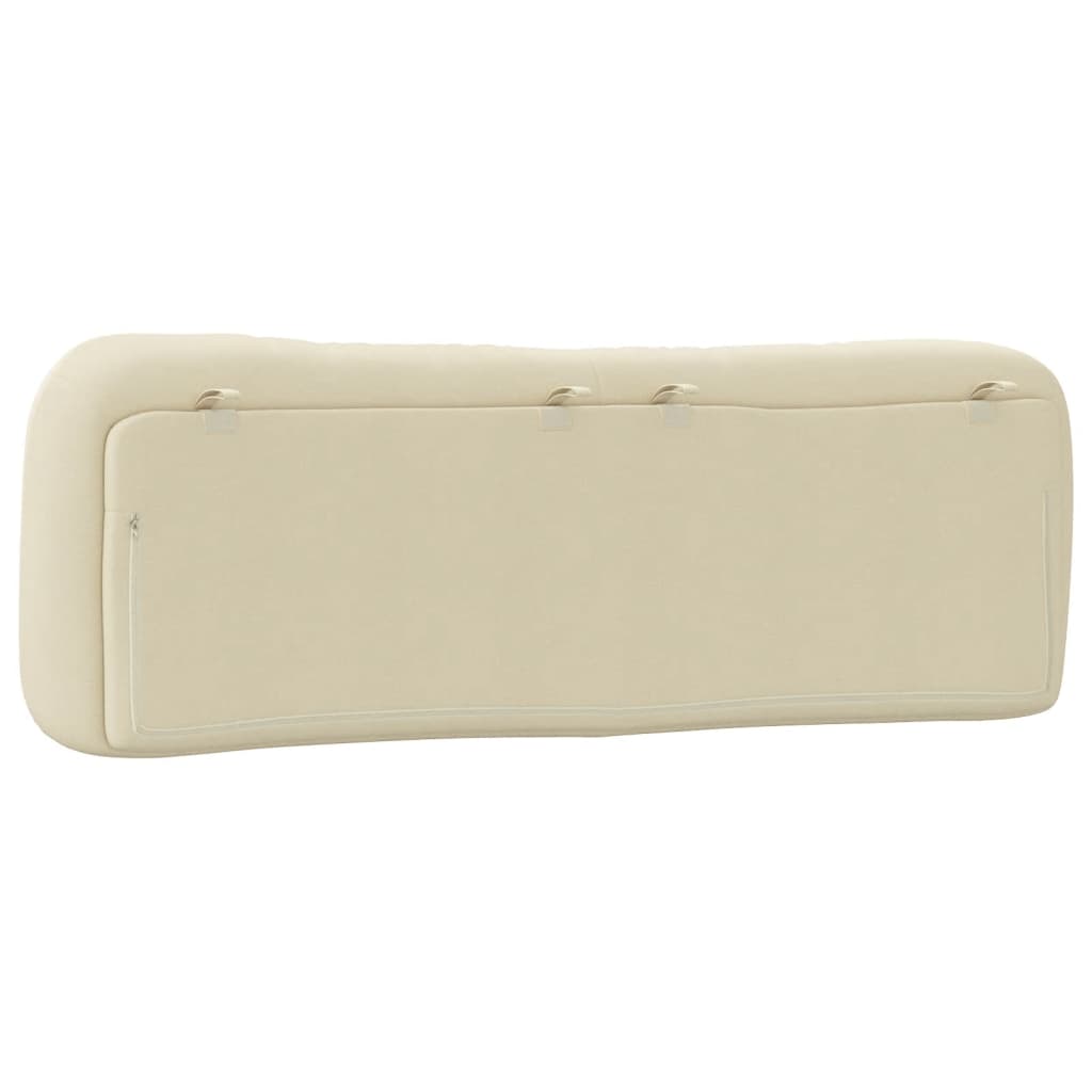 Kopfteil-Kissen "Hvar" Creme 160 cm Stoff