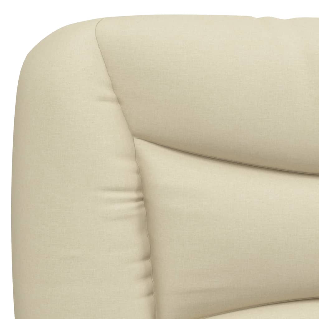 Kopfteil-Kissen "Hvar" Creme 160 cm Stoff