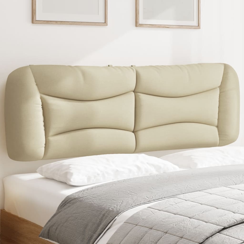 Kopfteil-Kissen "Hvar" Creme 160 cm Stoff