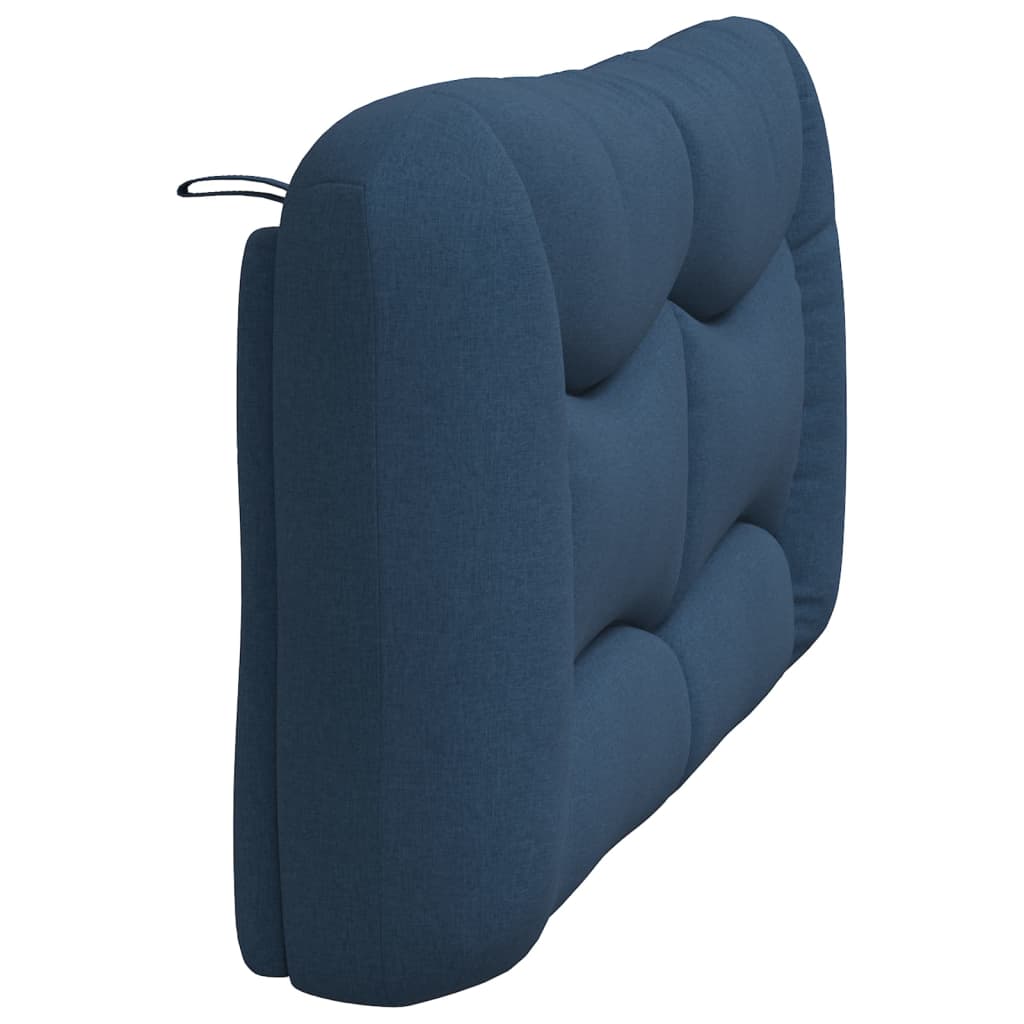 Kopfteil-Kissen "Hvar" Blau 160 cm Stoff