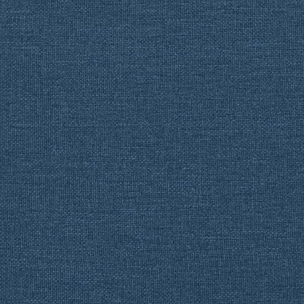 Kopfteil-Kissen "Hvar" Blau 160 cm Stoff