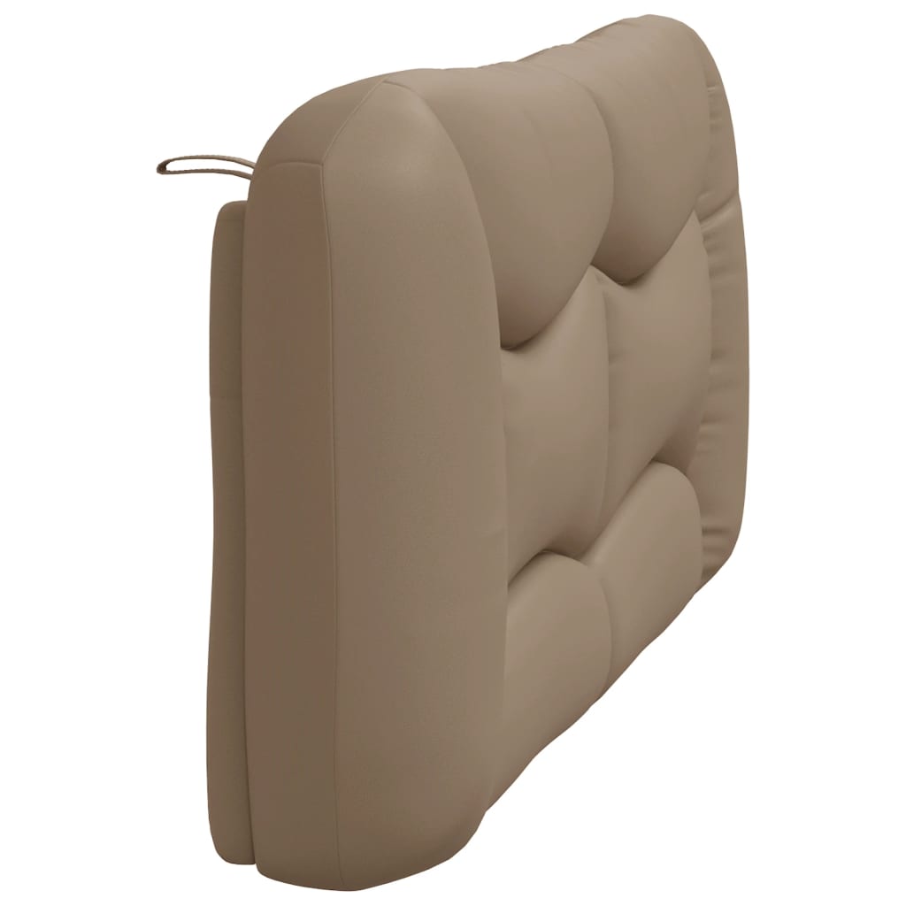 Kopfteil-Kissen "Hvar" Cappuccino-Braun 160 cm Kunstleder