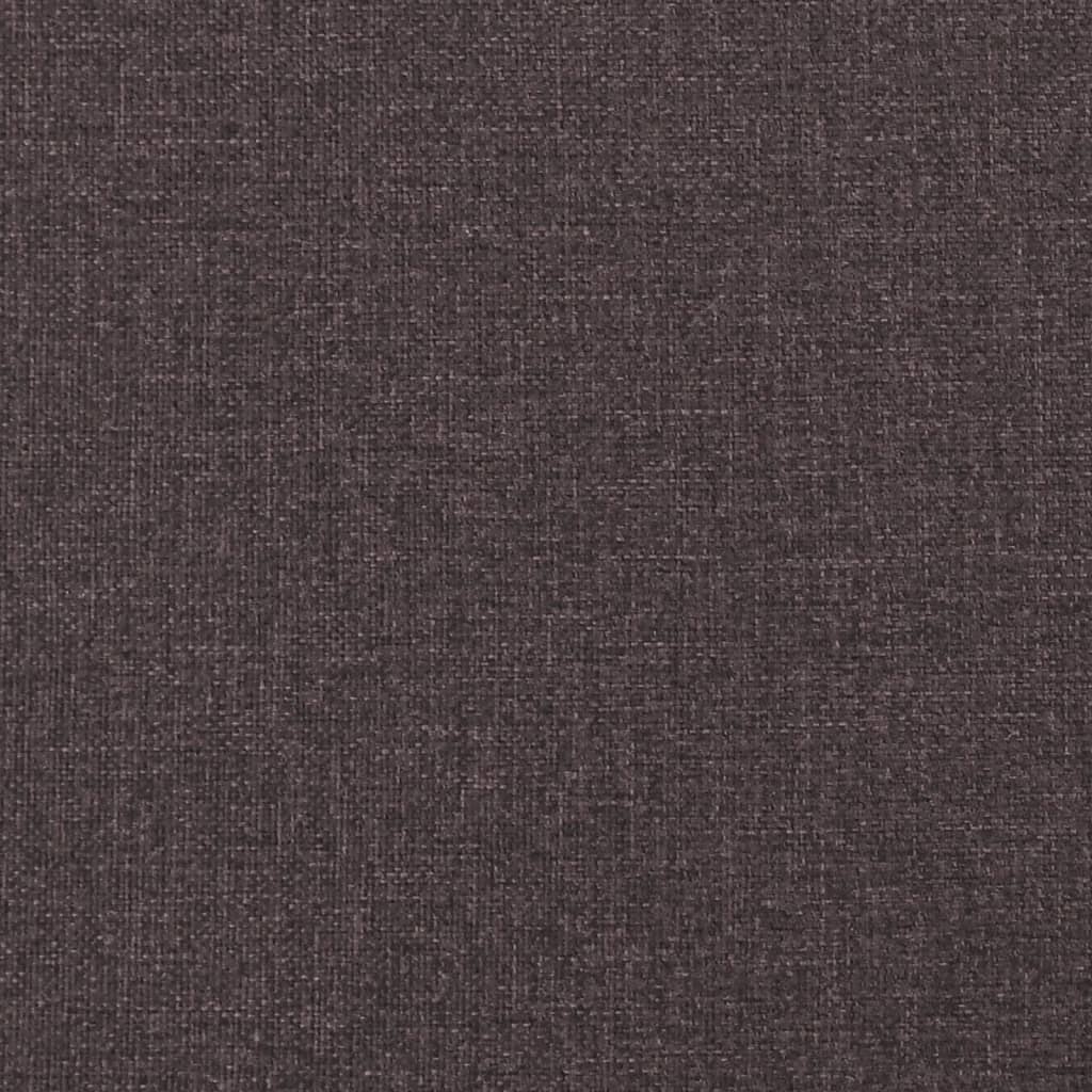 Kopfteil-Kissen "Hvar" Dunkelbraun 180 cm Stoff