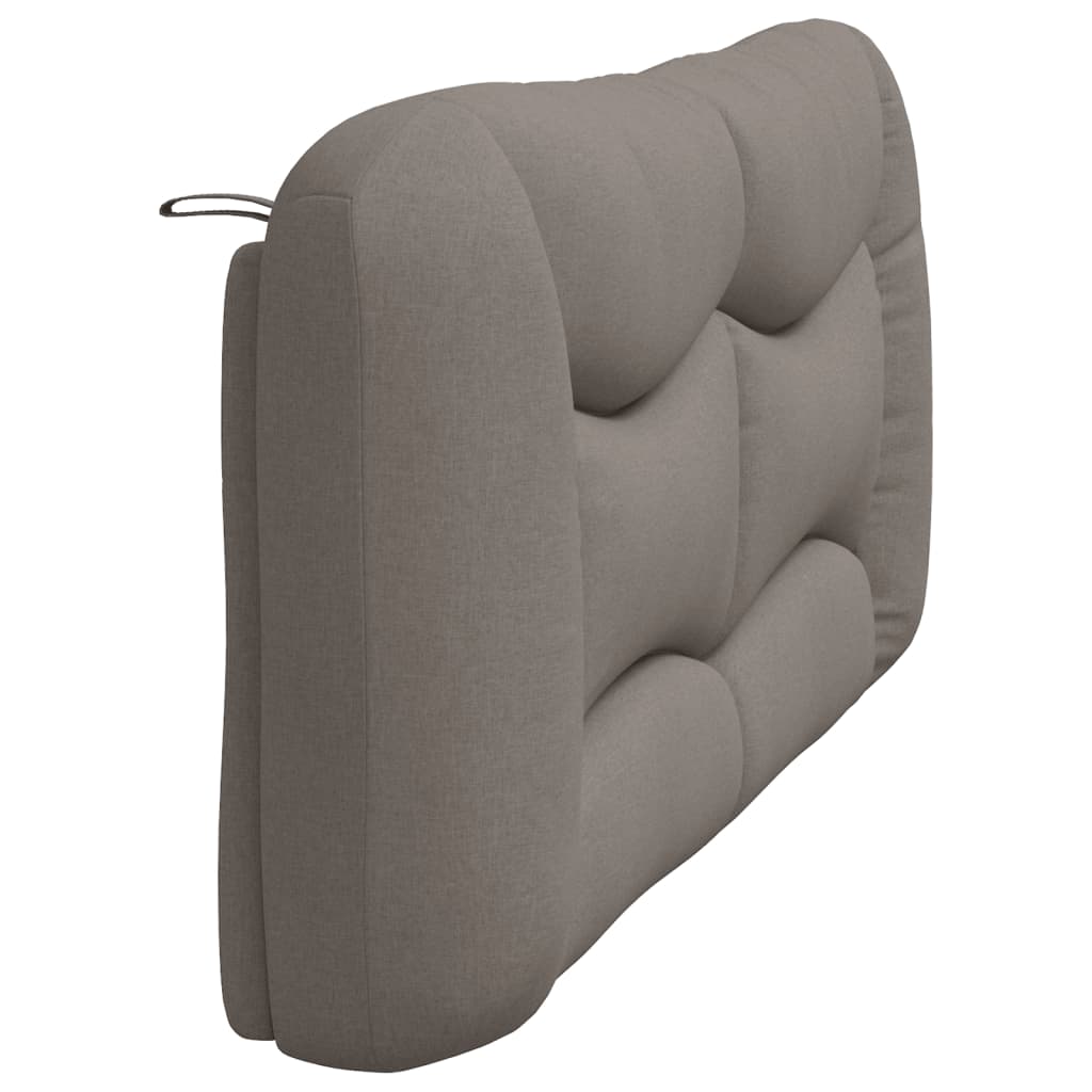 Kopfteil-Kissen "Hvar" Taupe 180 cm Stoff