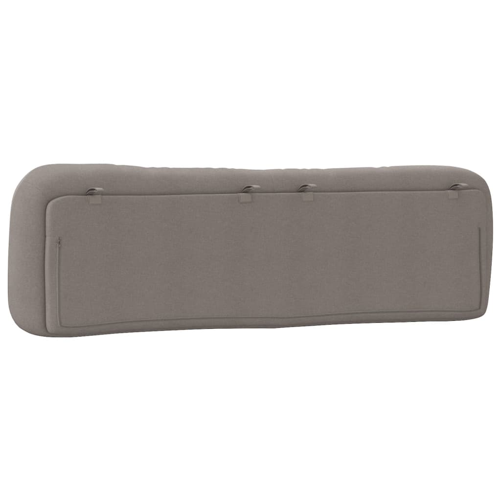 Kopfteil-Kissen "Hvar" Taupe 180 cm Stoff