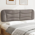 Kopfteil-Kissen "Hvar" Taupe 180 cm Stoff