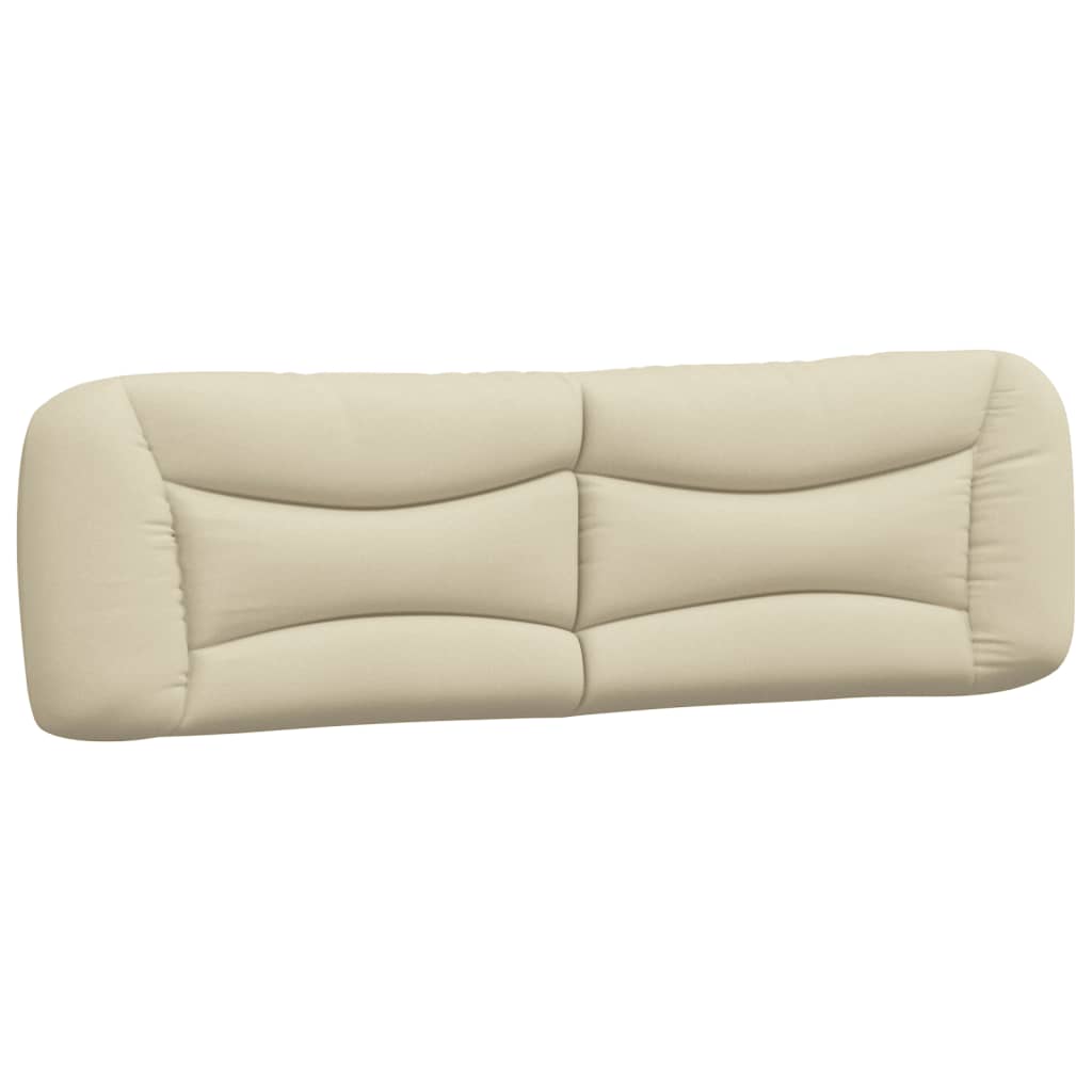Kopfteil-Kissen "Hvar" Creme 180 cm Stoff