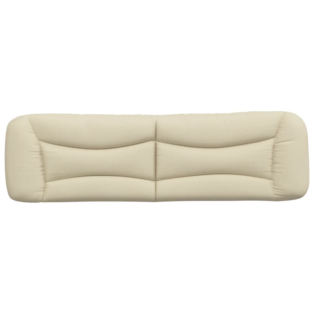 Kopfteil-Kissen "Hvar" Creme 180 cm Stoff