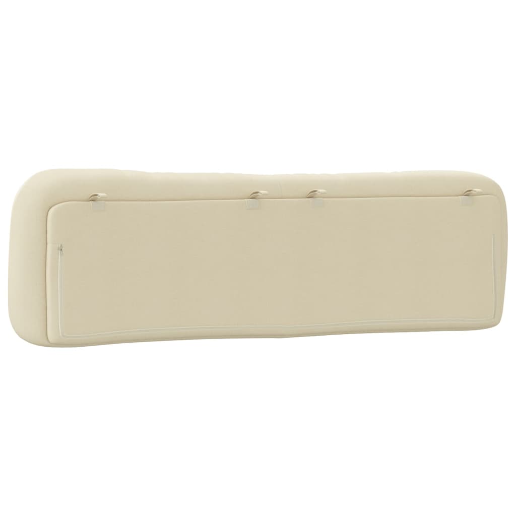 Kopfteil-Kissen "Hvar" Creme 180 cm Stoff