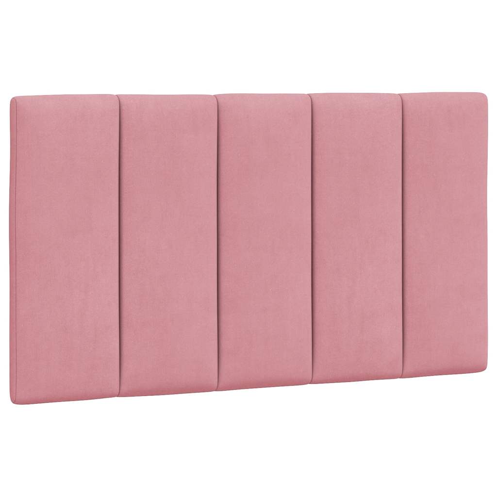 Kopfteil-Kissen "Hanko" Rosa 80 cm Samt