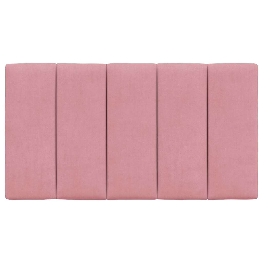 Kopfteil-Kissen "Hanko" Rosa 80 cm Samt