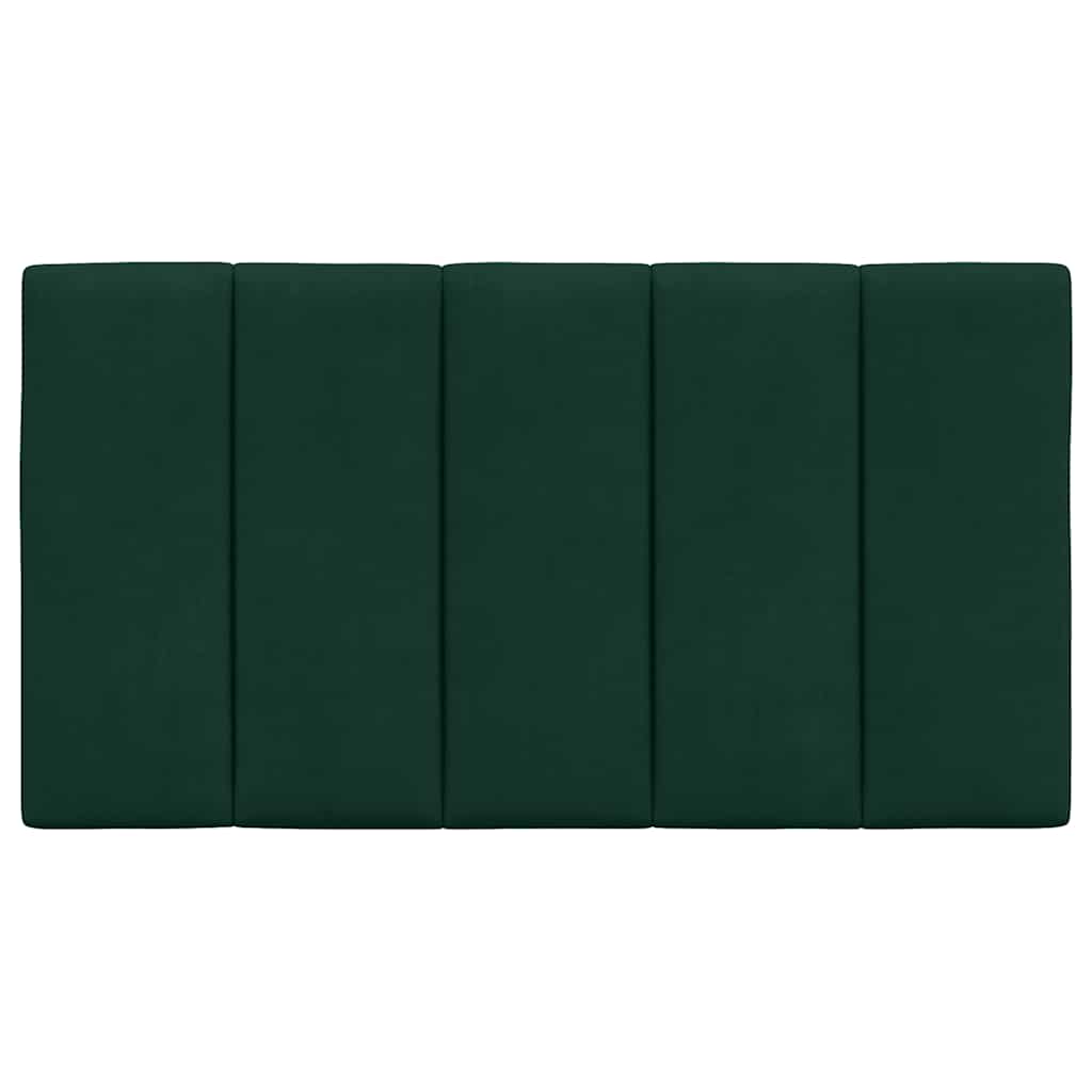 Kopfteil-Kissen "Hanko" Dunkelgrün 90 cm Samt