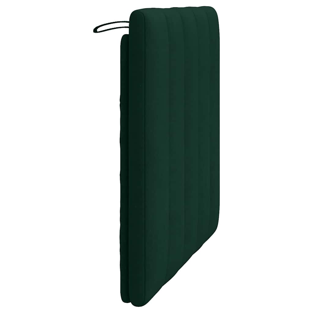 Kopfteil-Kissen "Hanko" Dunkelgrün 90 cm Samt