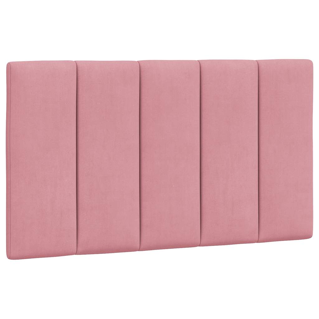 Kopfteil-Kissen "Hanko" Rosa 90 cm Samt