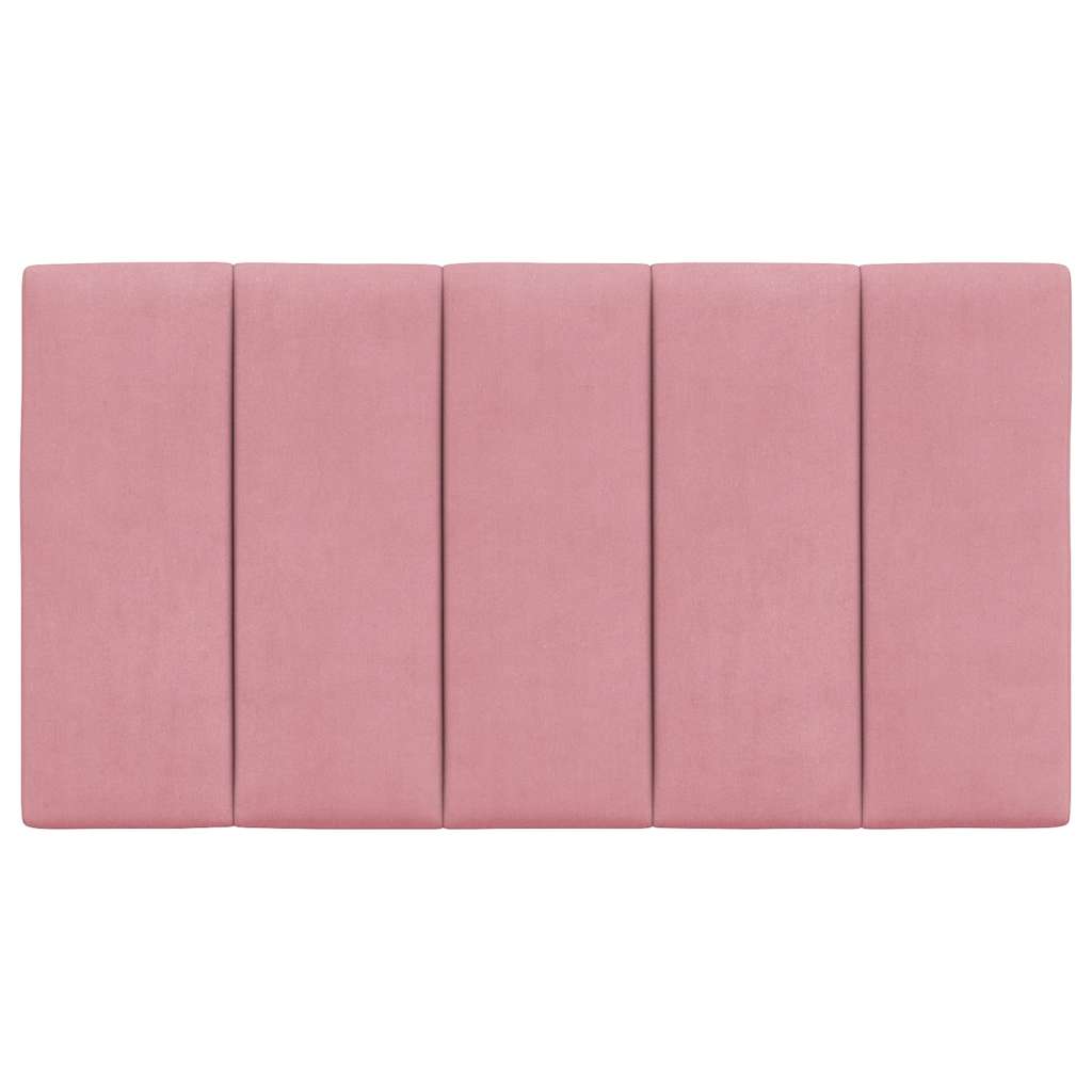Kopfteil-Kissen "Hanko" Rosa 90 cm Samt