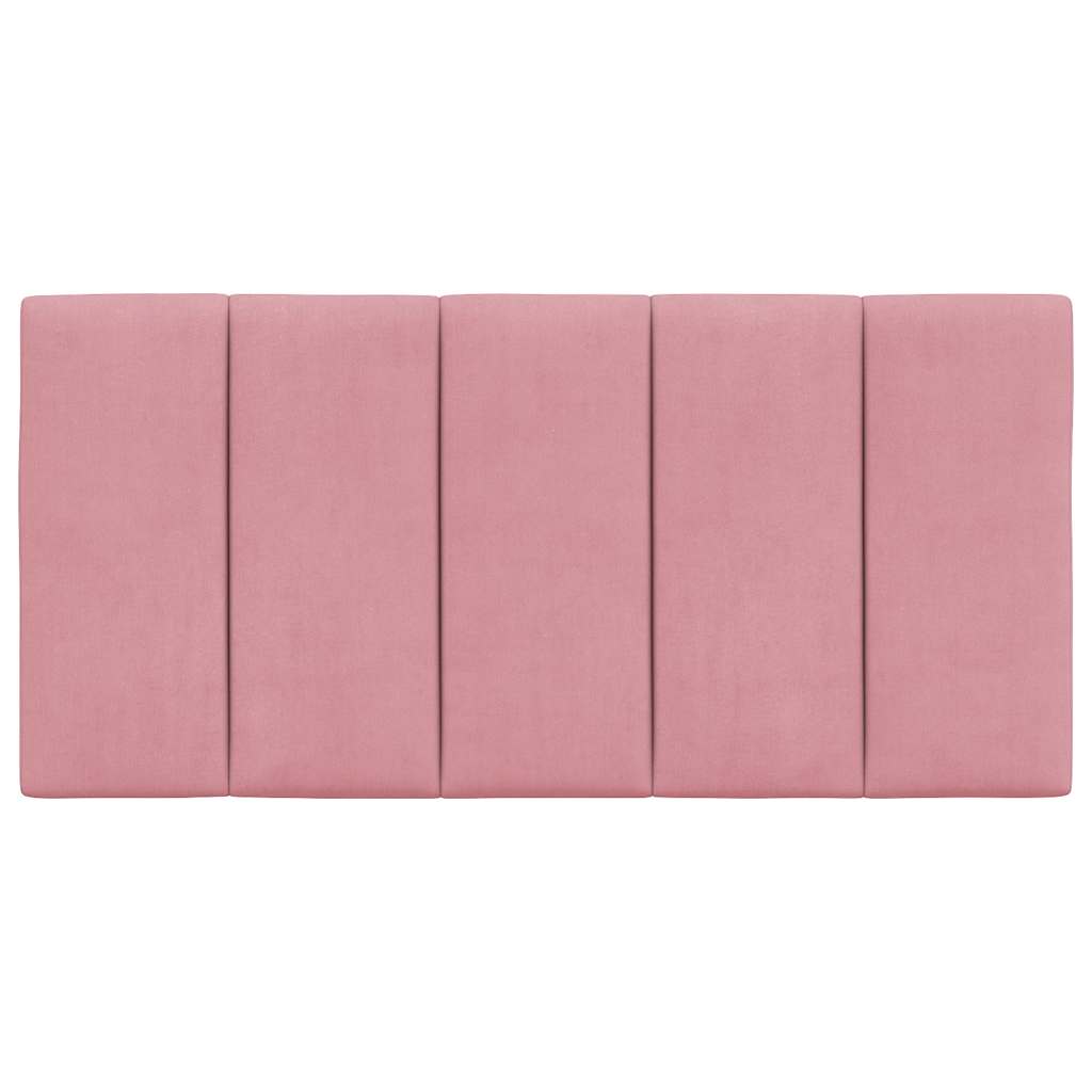 Kopfteil-Kissen "Hanko" Rosa 100 cm Samt
