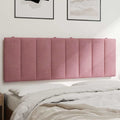 Kopfteil-Kissen "Hanko" Rosa 120 cm Samt